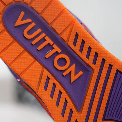 LV Trainer Sneakers - Monogram Denim & Calf Leather Unisex Classic