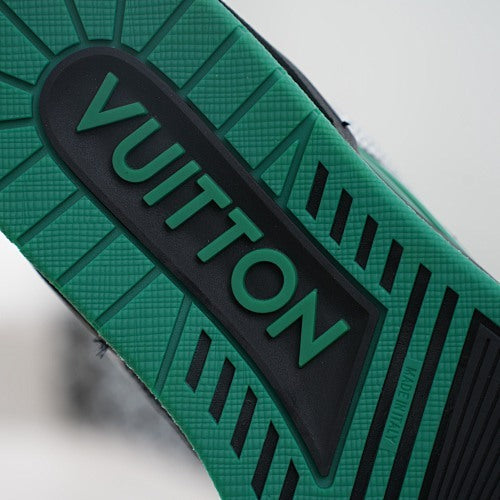 LV Trainer Sneakers - Monogram Denim & Calf Leather Unisex Classic