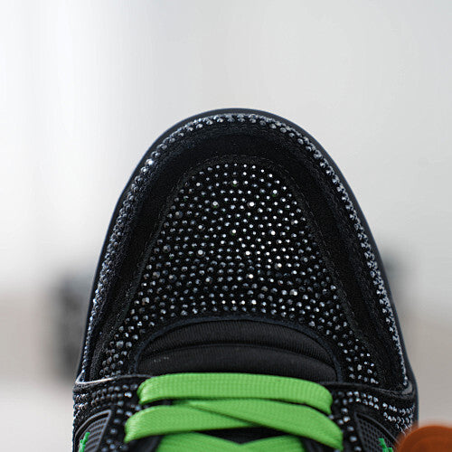 LV Trainer Sneakers - Monogram Denim & Calf Leather Unisex Classic