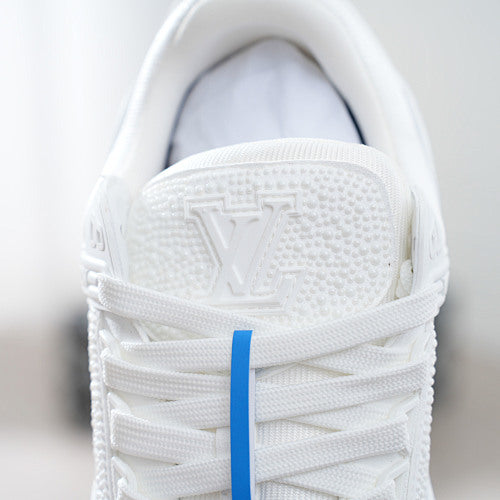 LV Trainer Sneakers - Monogram Denim & Calf Leather Unisex Classic