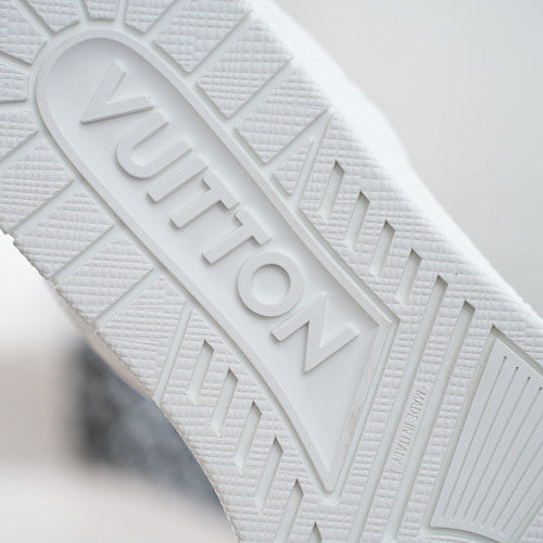 LV Trainer Sneakers - Monogram Denim & Calf Leather Unisex Classic
