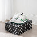 LV Trainer Sneakers - Monogram Denim & Calf Leather Unisex Classic