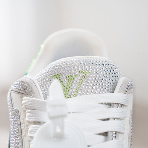 LV Trainer Sneakers - Monogram Denim & Calf Leather Unisex Classic