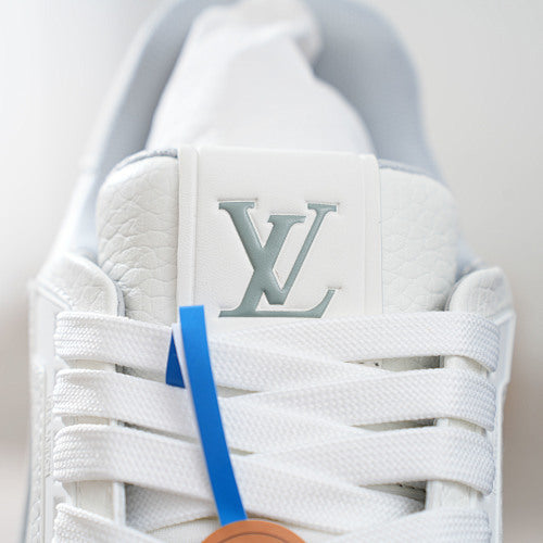 LV Trainer Sneakers - Monogram Denim & Calf Leather Unisex Classic