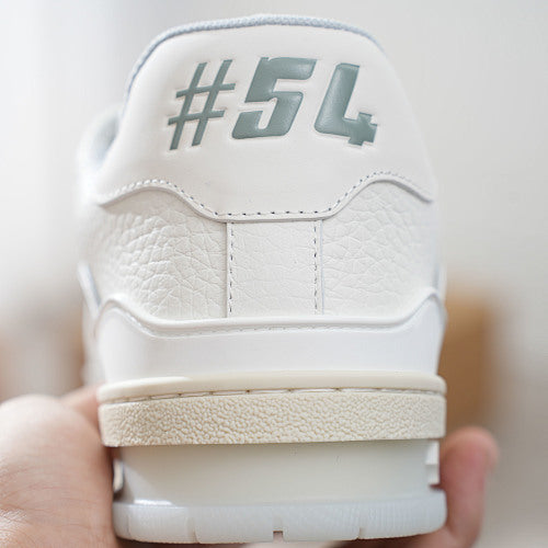 LV Trainer Sneakers - Monogram Denim & Calf Leather Unisex Classic