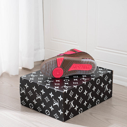 LV Trainer Sneakers - Monogram Denim & Calf Leather Unisex Classic