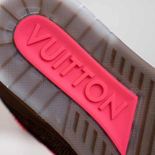 LV Trainer Sneakers - Monogram Denim & Calf Leather Unisex Classic