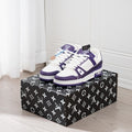 LV Trainer Sneakers - Monogram Denim & Calf Leather Unisex Classic