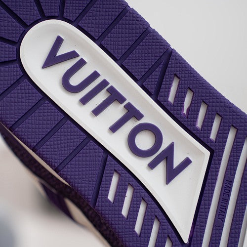 LV Trainer Sneakers - Monogram Denim & Calf Leather Unisex Classic