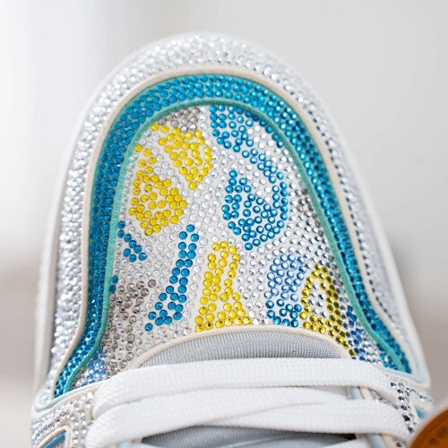 LV Trainer Sneakers - Monogram Denim & Calf Leather Unisex Classic