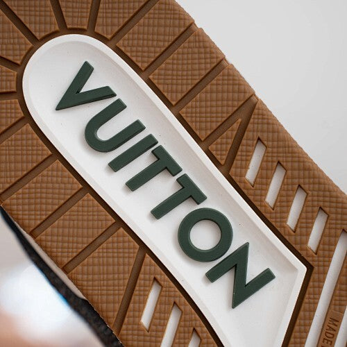 LV Trainer Sneakers - Monogram Denim & Calf Leather Unisex Classic