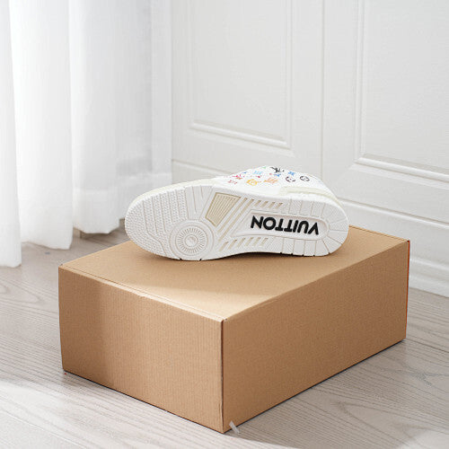 LV Trainer Sneakers - Monogram Denim & Calf Leather Unisex Classic