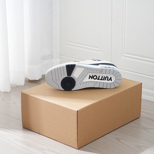 LV Trainer Sneakers - Monogram Denim & Calf Leather Unisex Classic