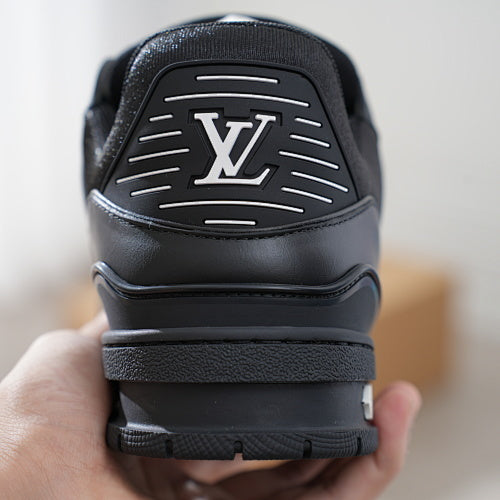 LV Trainer Sneakers - Monogram Denim & Calf Leather Unisex Classic