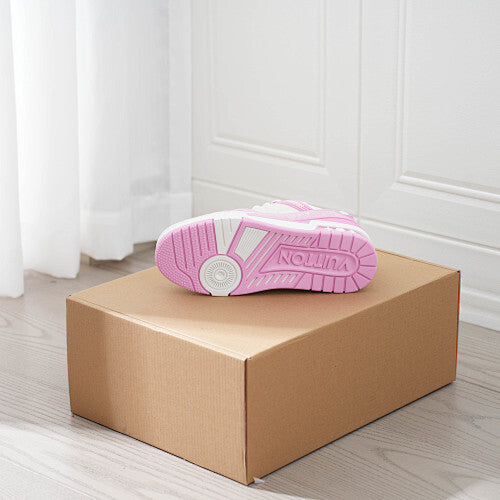 LV Trainer Sneakers - Monogram Denim & Calf Leather Unisex Classic