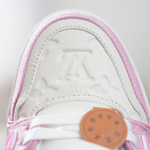 LV Trainer Sneakers - Monogram Denim & Calf Leather Unisex Classic